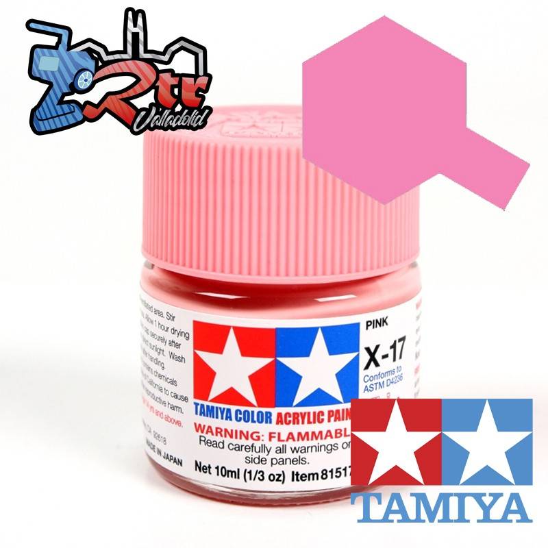 X-17 Pintura Acrílica Rosa brillante brillante 10Ml Tamiya
