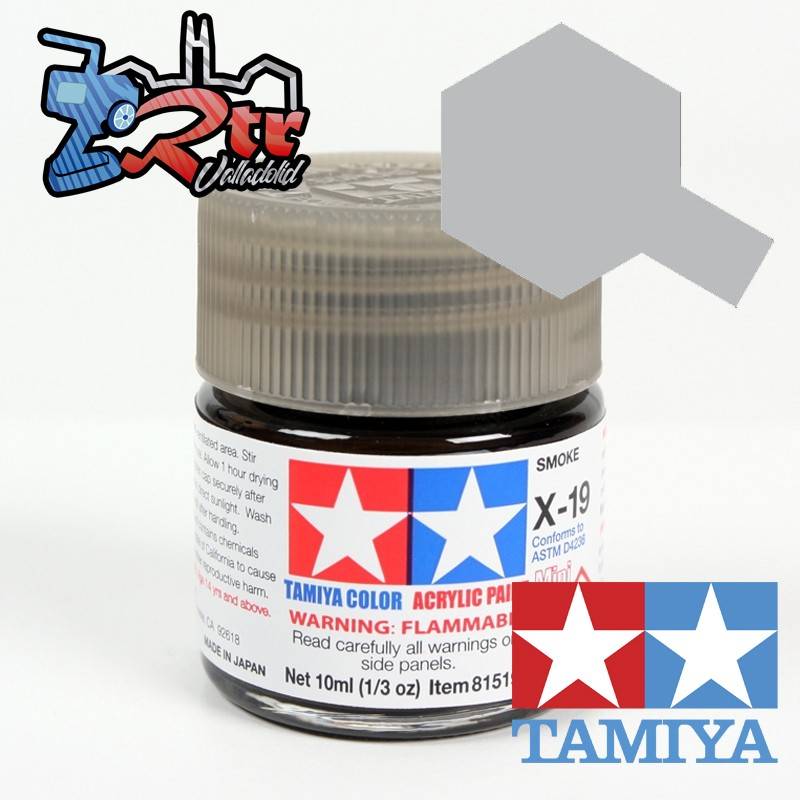 X-19 Pintura Acrílica Humo Brillante 10Ml Tamiya