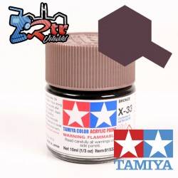 X-33 Pintura Acrílica Bronce Brillante Translucido 10Ml Tamiya