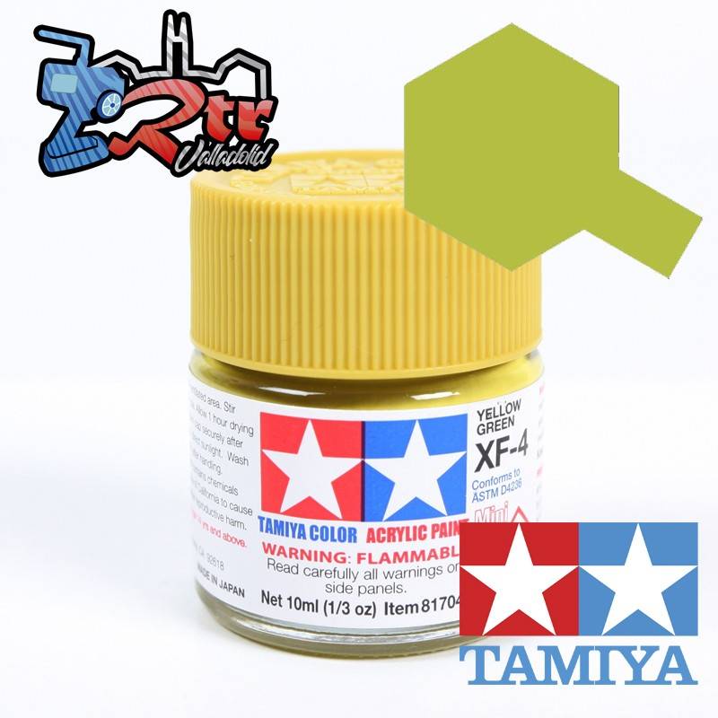 XF-4 Pintura Acrílica Verde Pistacho Mate 10Ml Tamiya