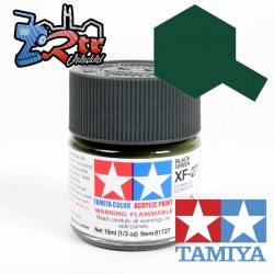 XF-27 Pintura Acrílica Verde Negro Mate 10Ml Tamiya