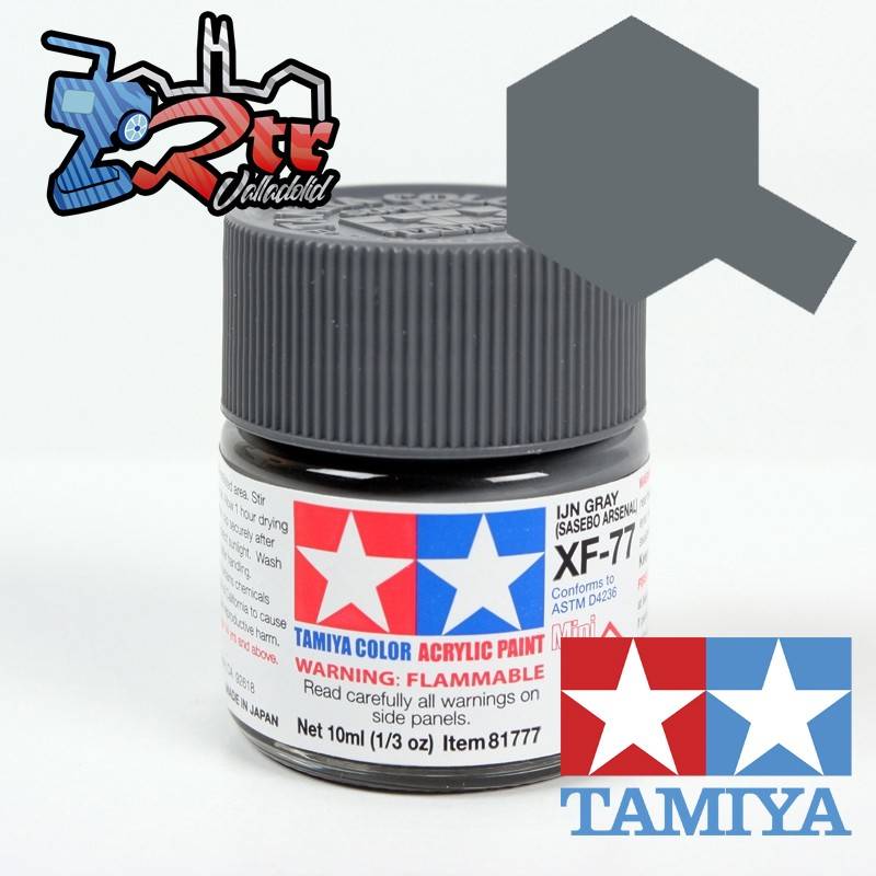 XF-77 Pintura Acrílica Gris Verdoso IJN Mate 10Ml Tamiya