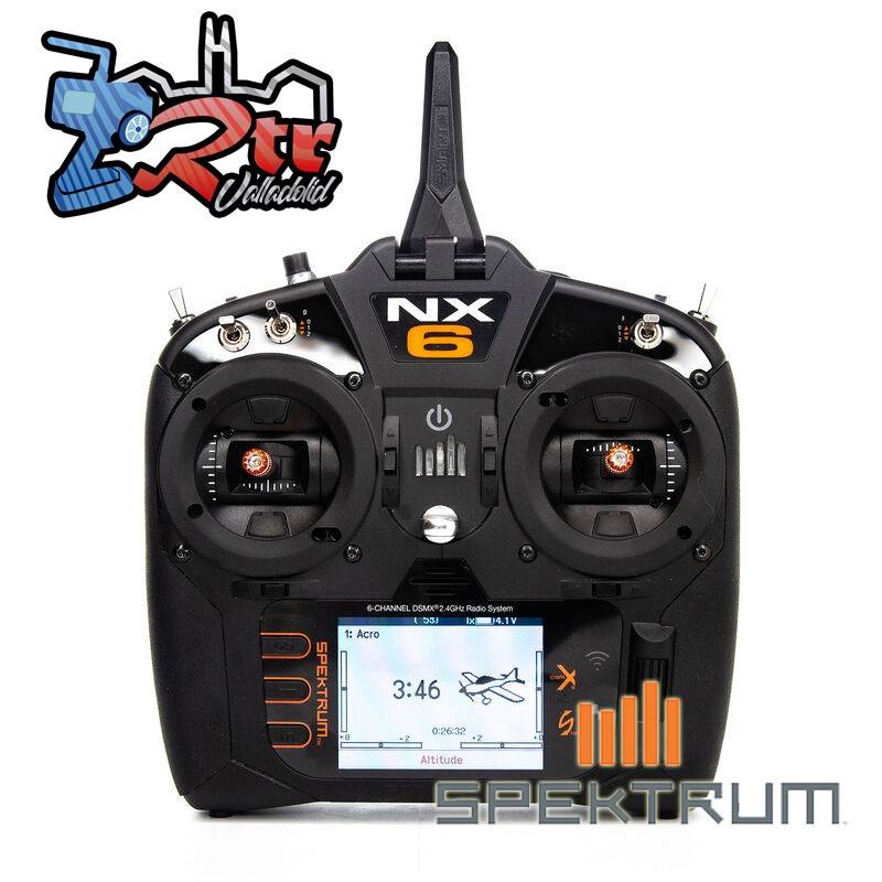 Emisora Spektrum NX6 6 Canales DSMX 2.4 GHz Solo Trasmisor