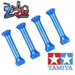 Postes de marco de aluminio M08 4 piezas Azul Tamiya 54966