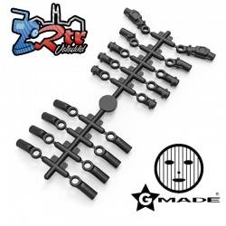 Juego de extremos de varilla M4 de 5,8 mm Gmade GM60022