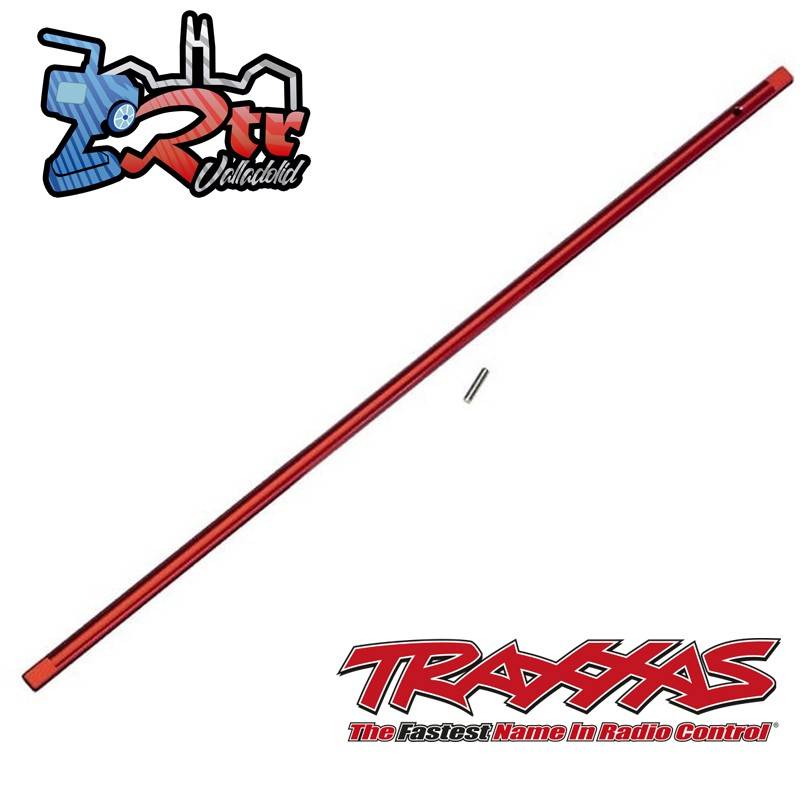 Eje de Transmisión central con pin Aluminio Rojo Traxxas TRA8355R