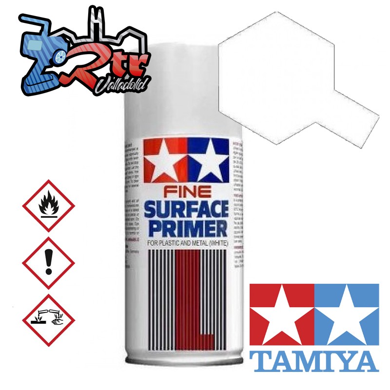 Spray Imprimación de superficie Blanco L Plásticos o Metal Tamiya