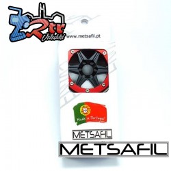 Llantas Metsafil 1.9 beadlock PT-Sixstar Negro/Rojo (2 Unidades)