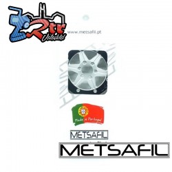 Llantas Metsafil 1.9 beadlock PT-Sixstar Plata/Negro (2 Unidades)