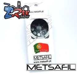 Llantas Metsafil 1.9 beadlock PT-Gum Negro/Plata (2 Unidades)