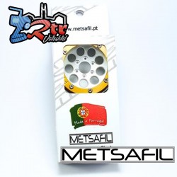 Llantas Metsafil 1.9 beadlock PT-Gum Plata/Oro (2 Unidades)