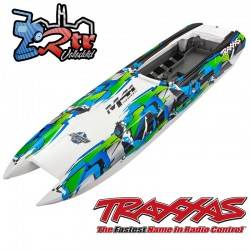 Casco DCB M41 Traxxas verde completamente ensamblado TRA5768