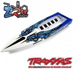 Casco Spartan Traxxas Azul completamente ensamblado TRA5718