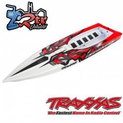 Casco Spartan Traxxas Rojo completamente ensamblado TRA5718R