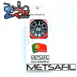 Llantas Metsafil 1.9 beadlock PT-Gear Negro/Rojo (2 Unidades)