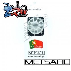 Llantas Metsafil 1.9 beadlock PT-Gear Plata/Negro (2 Unidades)