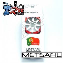 Llantas Metsafil 1.9 beadlock PT-Gear Plata/Rojo (2 Unidades)
