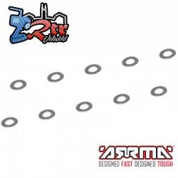 Arandelas m3X8X0.5mm 10 Piezas Arrma AR709003
