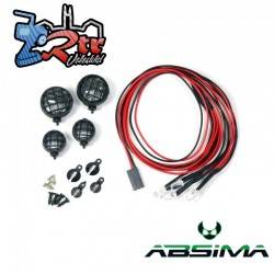 Luces Led deportivas redondas 4 Bombillas Absima 2320051