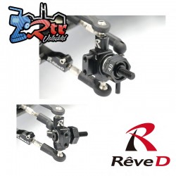 Reve D Juego de eje delantero superligero de aluminio para RWD Drift (2 juegos)