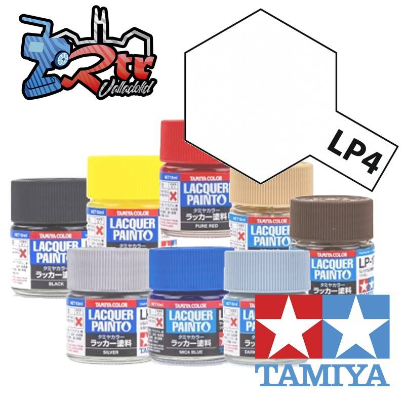 LP-4 Pintura Laca Blanco Mate 10Ml Tamiya