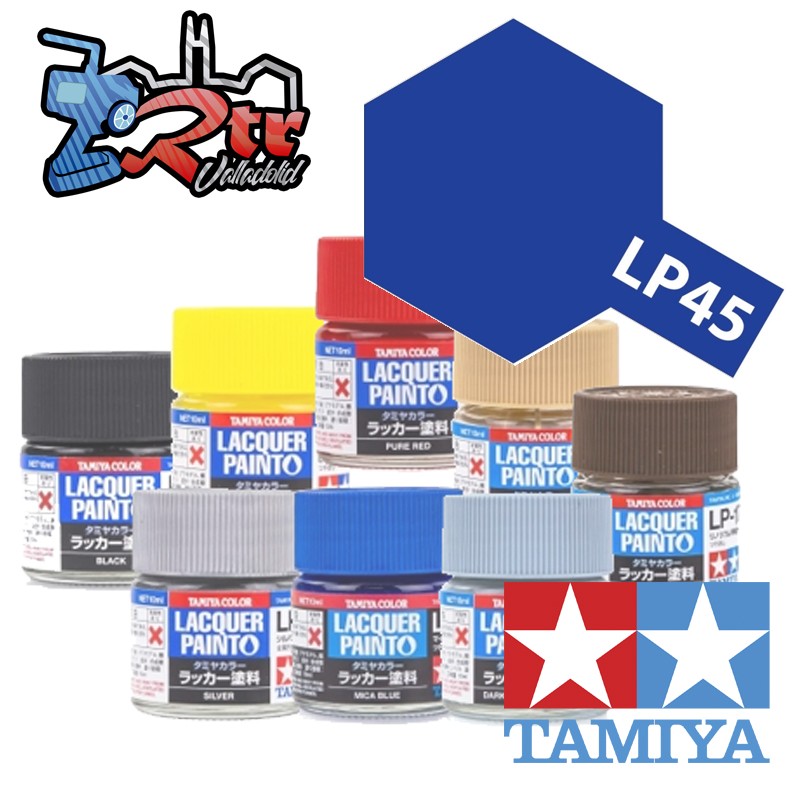 LP-45 Pintura Laca Azul Carrera Brillante 10Ml Tamiya