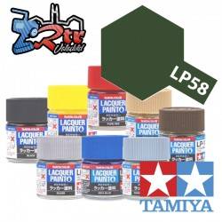 LP-58 Pintura Laca Verde Nato Plano 10Ml Tamiya