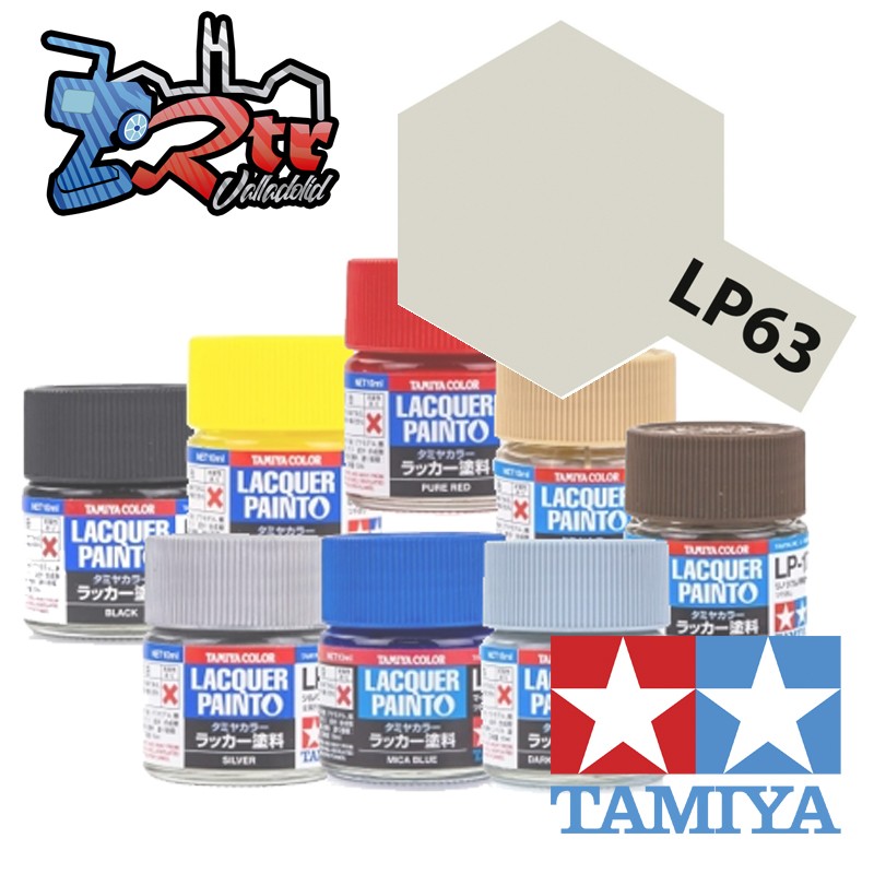 LP-63 Pintura Laca Plata Titanio Brillante 10Ml Tamiya