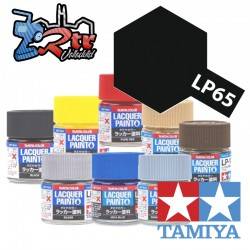 LP-65 Pintura Laca Negro Goma Plano 10Ml Tamiya