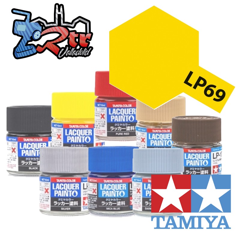 LP-69 Pintura Laca Amarillo Claro 10Ml Tamiya