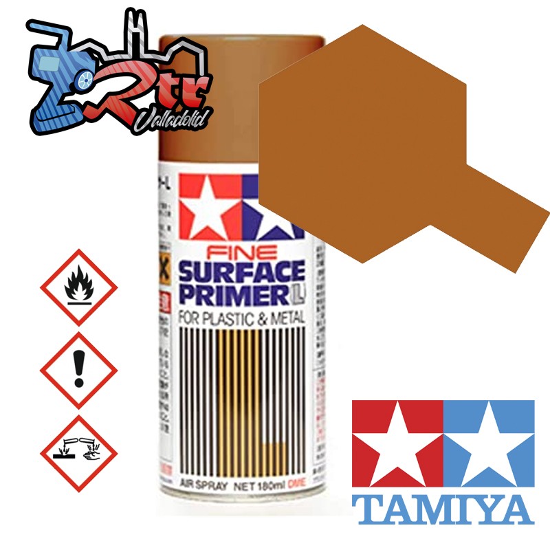 Spray Imprimación de superficie L Rojo Óxido Plásticos o Metal Tamiya