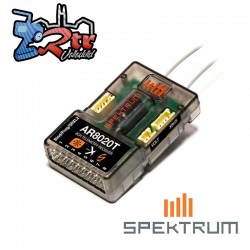 Receptor Spektrum AR8020T 8ch c/Telemetría DSMX 2.4GHz