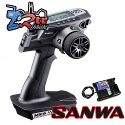 Radio Sanwa MX-6 + Receptor RX391W Waterproft