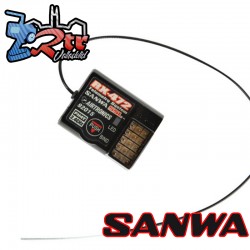 Receptor RX-472 FHSS-4 2,4 GHz Telemetría Sanwa