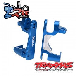 Bloques de dirección ruedas en aluminio Azul izquierda y derecha TRA6832X