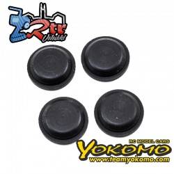 Diafragma de caucho flúor para BD7 Choque corto Yokomo B7-8DF16