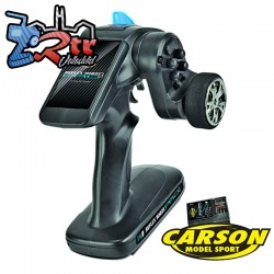 Emisora Carson Reflex Wheel PRO 3 2.4G + Receptor Color Negro