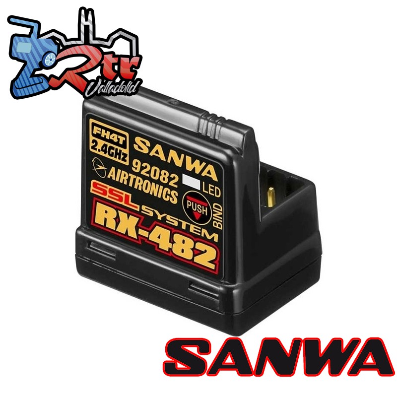 Receptor RX-482 WP FHSS-4 2,4 GHz Telemetría Sanwa