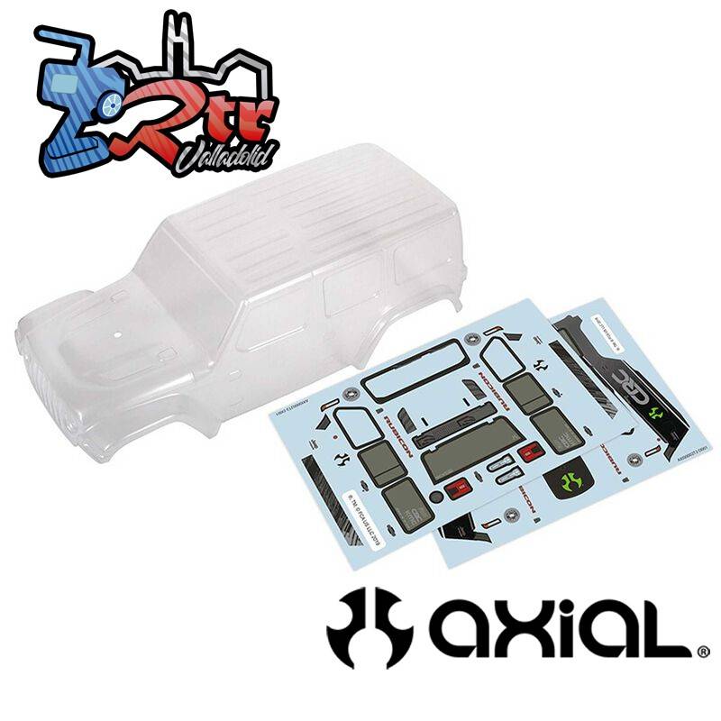 Carrocería Jeep® JLU CRC 2019, transparente y recortado SCX24 Axial AXI200000