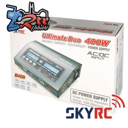 Cargador Lipo Balanceador SkyRc D400, 1-7S 20A 2x200W