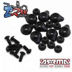 Conjunto de protección para postes 8 Unidades Arrma AR480017