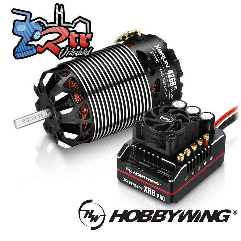 Hobbywing Xerun Justock Combo XR8 Pro G2 4268-2000kV Touring Pista