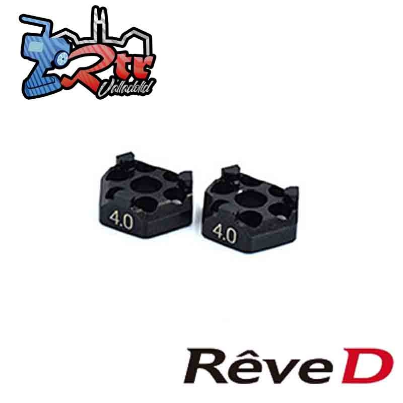 Espaciador de rueda Reve D de latón 4.0 mm para RD-005 (2 piezas)