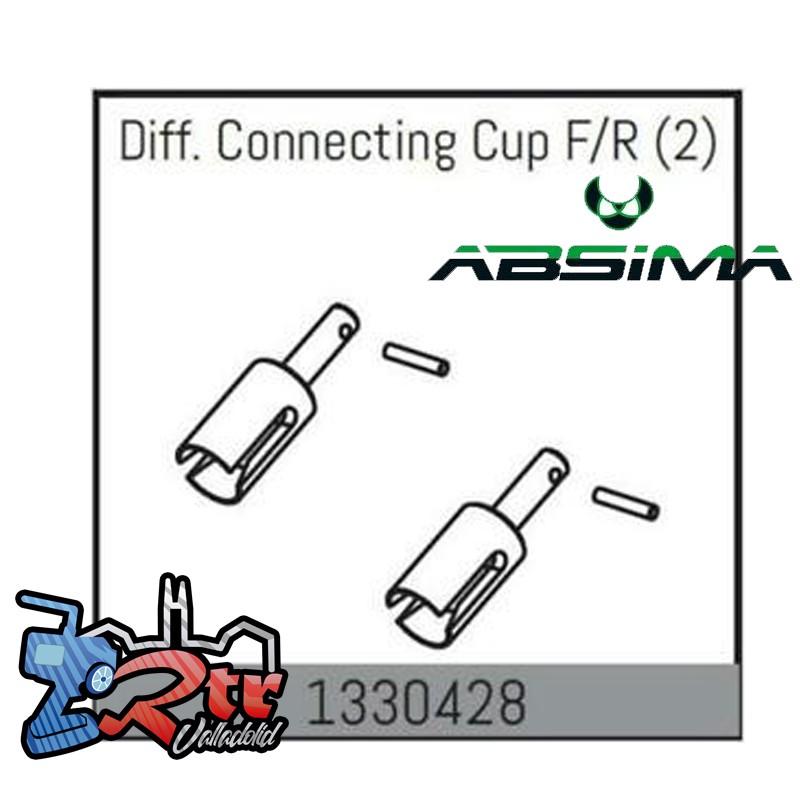 Copa de conexión diferencial Delantero o Trasero Absima 1330428