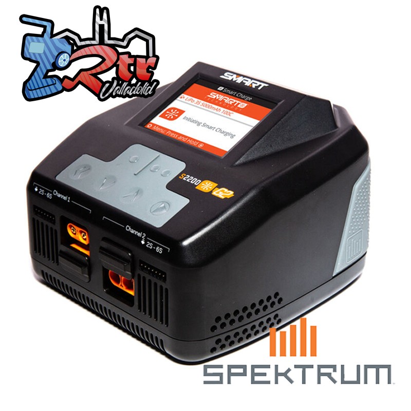 Cargador Lipo Spektrum Smart S1400 G2 AC 1x400W Ac 220V