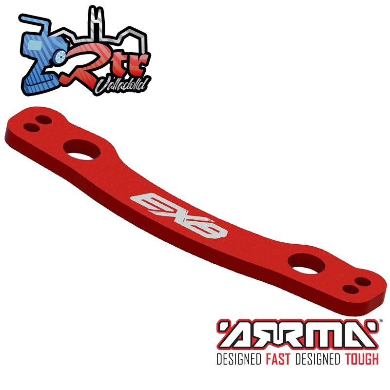 Cremallera de dirección CNC 7075 Aluminio, Rojo EXB Arrma ARA340174