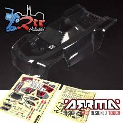 Carrocería Arrma Kraton transparente con pegatinas 6s AR406050
