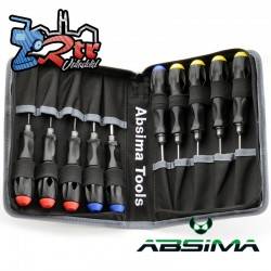 Juego de herramientas Absima de alto rendimiento (10 piezas) incl. Bolsa 3000057