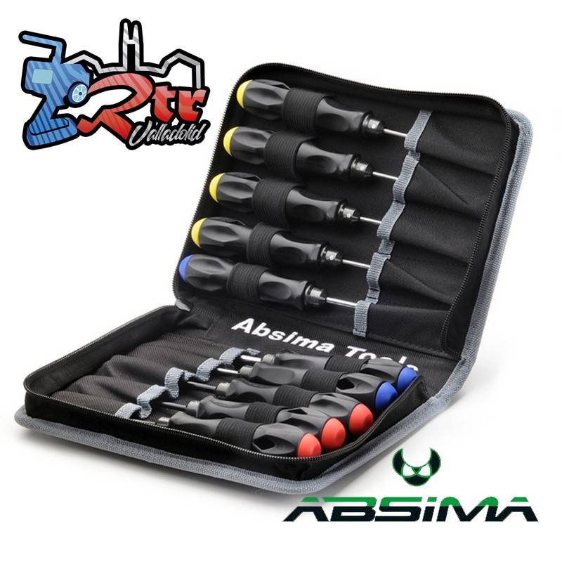 Juego de herramientas Absima de alto rendimiento (10 piezas) incl. Bolsa 3000057