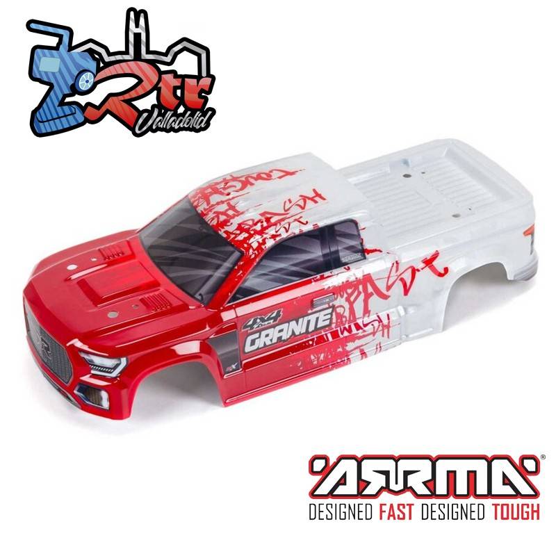 Carrocería Arrma Granite Rojo/Blanco ARA402306